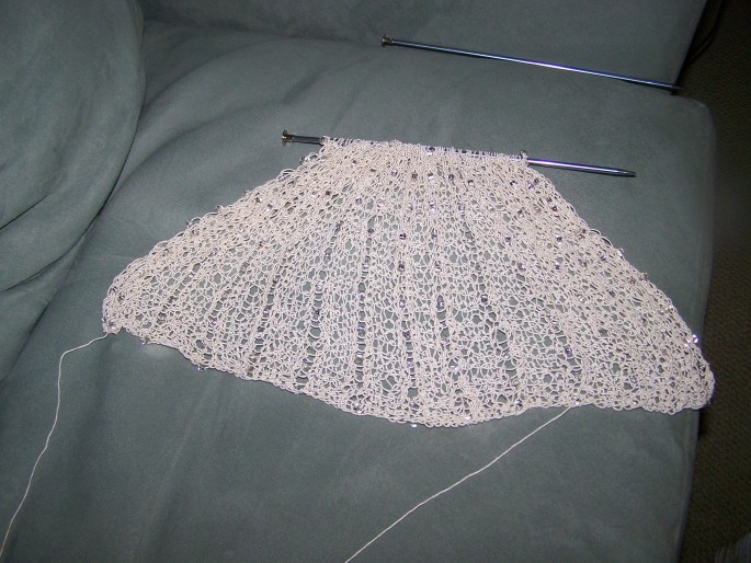 Beaded Wedding Scarf